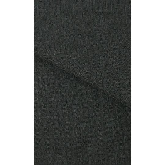【洋服の青山】ツーパンツ 肩くるしくないスーツ メンズ スリム 春夏用 グレー ストライプ 2ボタン 背抜き センターベント ノータック 大きいサイズ 洗えるの画像