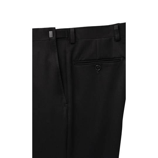 【洋服の青山】A体 標準型 フォーマルスーツ メンズ 男性 紳士服 スタンダード スリーシーズン ブラック 黒 ワンタック 礼服 喪服 冠婚葬祭 大きいサイズの画像