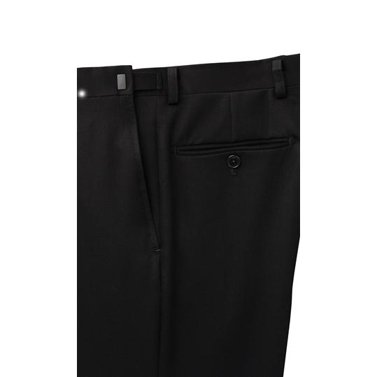 【洋服の青山】スリーシーズン ブラック系 シングルスタンダードフォーマル(キング&トール)【Super100's】【濃色加工】 C.D.K. SUPER TEX メンズの画像