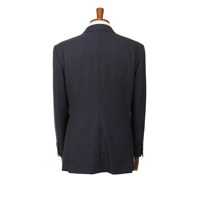 【洋服の青山】【洋服の青山】匠スーツ 日本製 ウール100% プレミアム スーツ メンズ ゆったり 春夏秋冬 ネイビー 紺 無地 Super120's 高級 光沢 2ボタンの画像