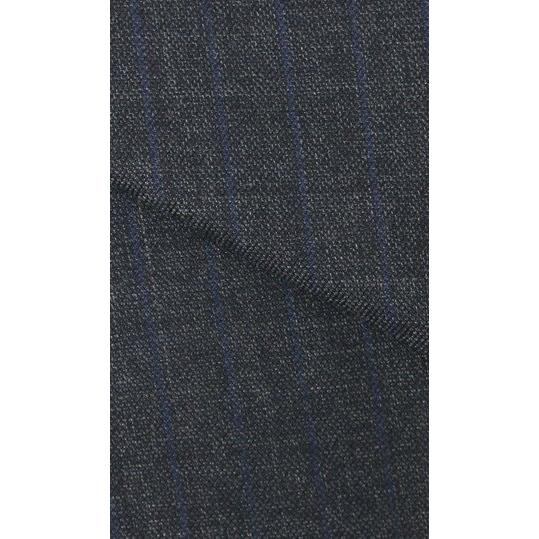 【洋服の青山】メンズ 秋冬 ネイビー系 プレミアムスタンダードスーツ【AQUA WOOL】 【ジャケット】 2ボタン 総裏 本台場 脇当て 重ねボタン サイドベンツの画像