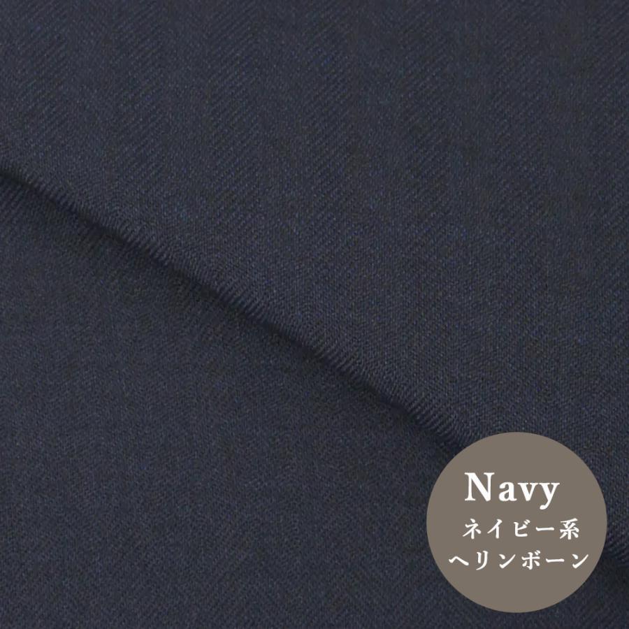 【洋服の青山】オールシーズン ネイビー系 スタンダードスーツ【Plastics Smart】 【ジャケット】 2ボタン 総裏 切り台場 脇当て サイドベンツ 【スラックス】の画像