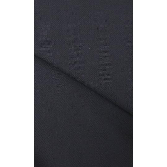 【洋服の青山】ウール100% プレミアム スーツ メンズ スリム 秋冬 ネイビー 紺 ヘリンボーン マルゾット Marzotto 大きいサイズ 2ボタン シングル ワンタックの画像