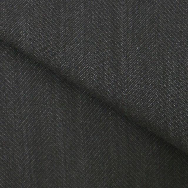 【洋服の青山】ウール100% プレミアム スーツ メンズ スリム 秋冬 グレー 灰色 ヘリンボーン マルゾット Marzotto 大きいサイズ 2ボタン シングル ワンタックの画像