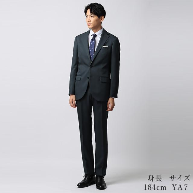 AOYAMA 【洋服の青山】2パンツ スーツ メンズ 春夏 秋冬 ネイビー 紺