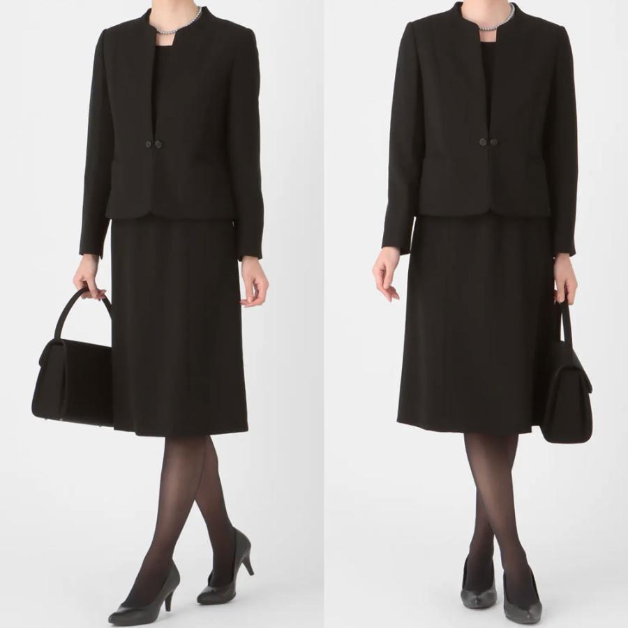 AOYAMA 【洋服の青山】ブラックフォーマルスーツ ワンピース 喪服