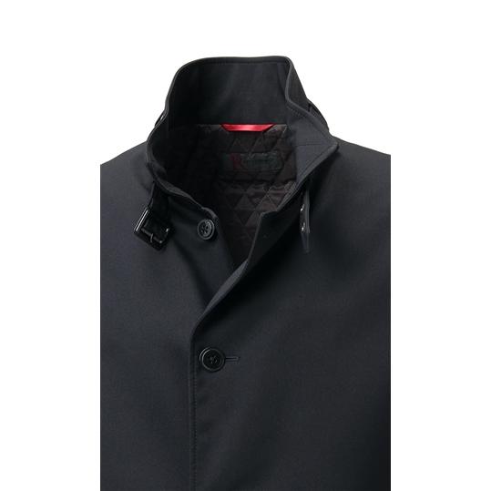 AOYAMA 【洋服の青山】スタンドカラー スタイリッシュ コート メンズ 秋冬 ネイビー 無地 ストレッチ 撥水 合繊 防風 ビジネスコート ...