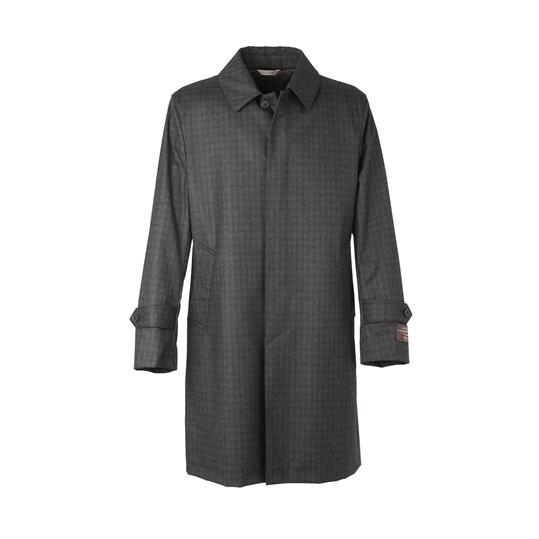 洋服の青山】秋冬用 グレー系 ステンカラースタイリッシュコート  