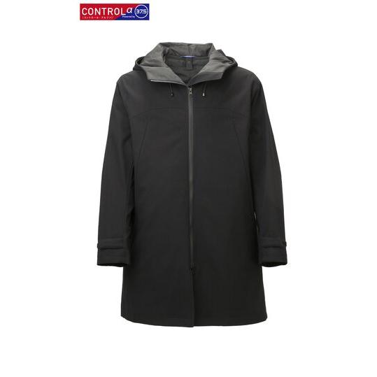AOYAMA 【洋服の青山】秋冬 ブラック系 スタイリッシュフードコート