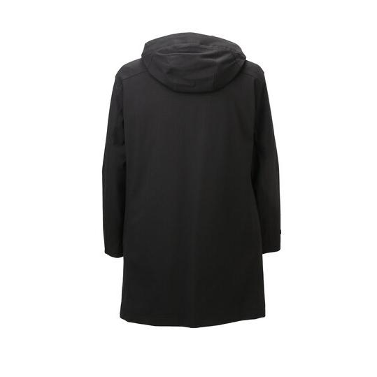 AOYAMA 【洋服の青山】秋冬 ブラック系 スタイリッシュフードコート