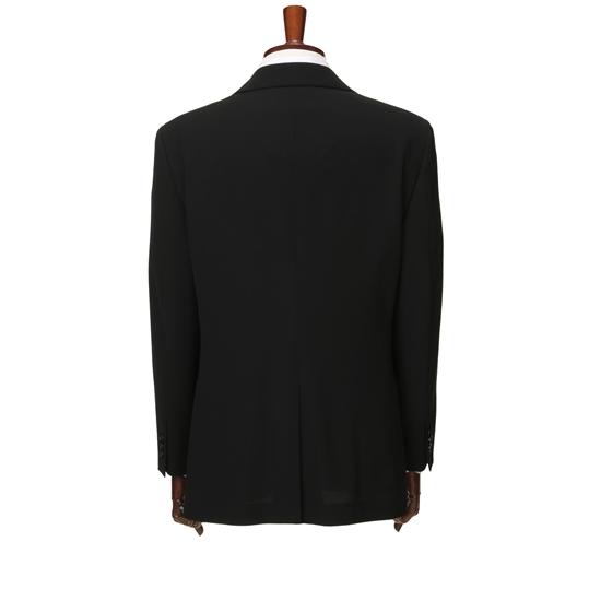【洋服の青山】春秋冬 YA体 スリム型 ブラック 黒 フォーマルスーツ 洗える 喪服 礼服 メンズ ストレッチ 抗菌 防臭 シワ抑制 ブラックフォーマル 喪服 礼服の画像
