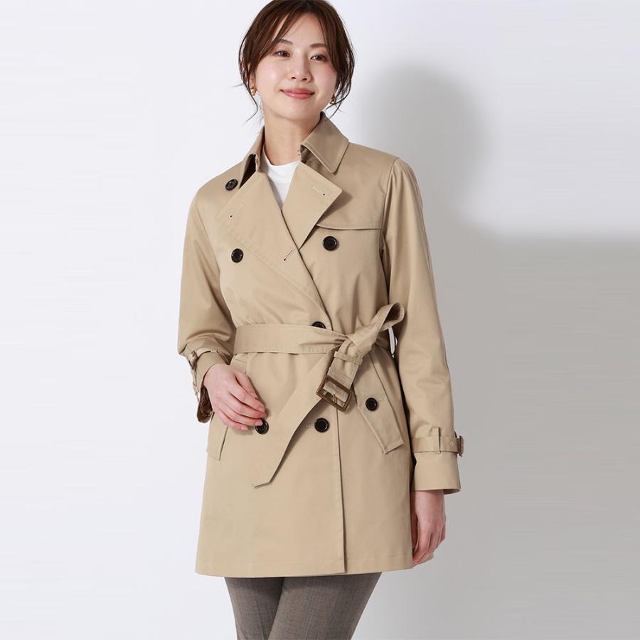 AOYAMA 【洋服の青山】ライナー付き ダブルトレンチコート レディース