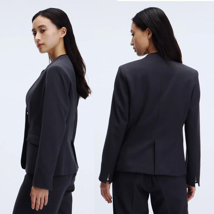ねこたん 　23区　未使用に近い　スーツ　ジャケット　パンツ AOYAMA 【洋服の青山】オールシーズン ネイビー系 1ボタンVカラー