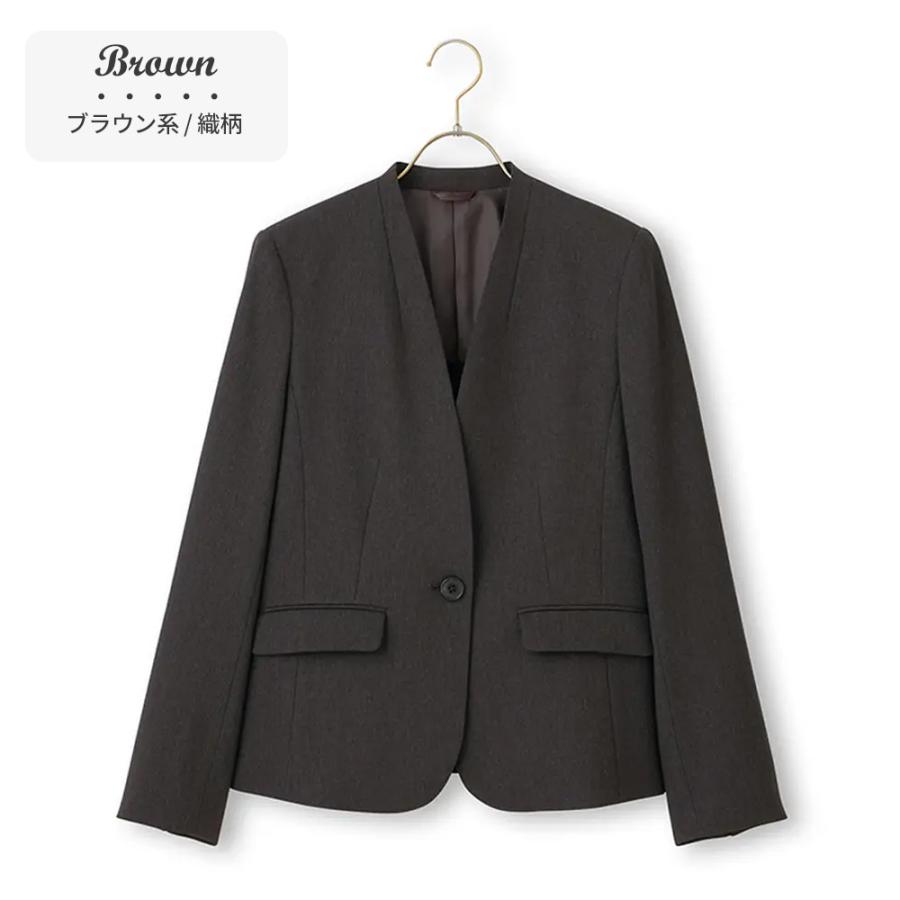 AOYAMA 【洋服の青山】美ジ楽スーツ Vカラージャケット レデイ―ス ノー