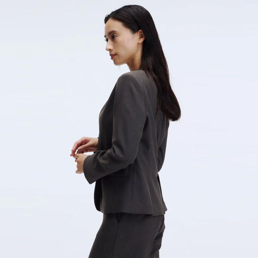 AOYAMA 【洋服の青山】美ジ楽スーツ Vカラージャケット レデイ―ス ノー