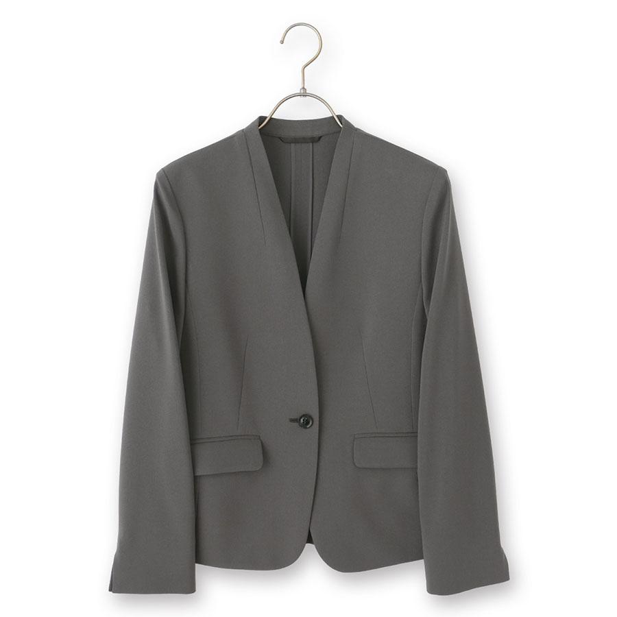 AOYAMA 【洋服の青山】涼しい Vカラージャケット レディース 盛夏
