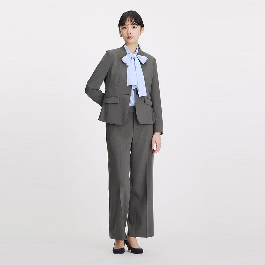AOYAMA 【洋服の青山】涼しい Vカラージャケット レディース 盛夏