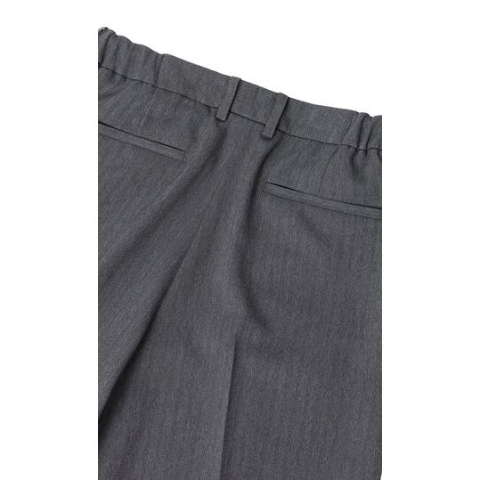 AOYAMA 【洋服の青山】裏起毛 美ジ楽スーツ 裾上げ済み ワイドパンツ
