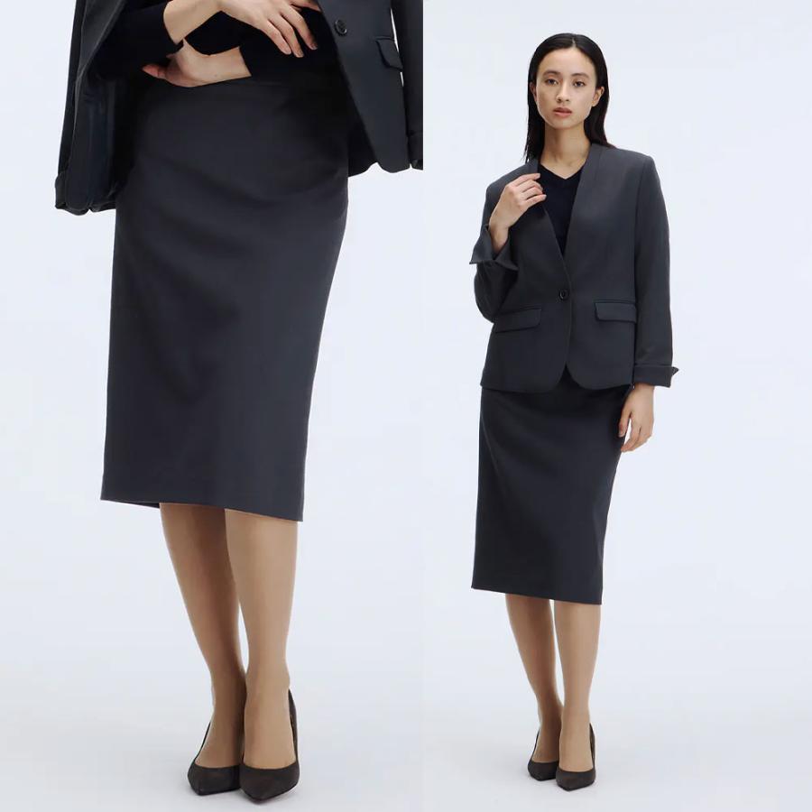 AOYAMA 【洋服の青山】美ジ楽スーツ ロングタイトスカート 単品