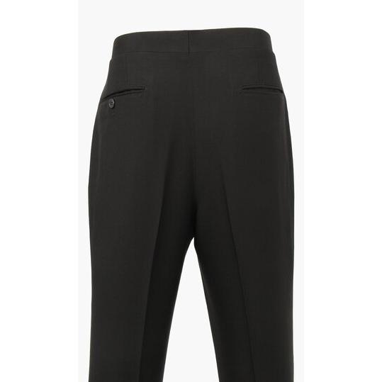 【洋服の青山】タキシード 慶事 メンズ 春秋冬 ブラック 黒 ショールカラー 1つボタン ワンタック ノーベント 制電裏地(ひざ当て)使用 上下 婚礼 式典の画像