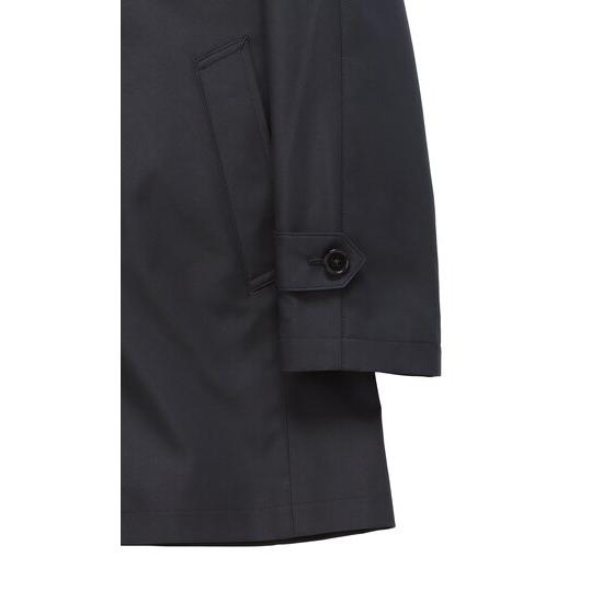 AOYAMA 【洋服の青山】スリーシーズン ネイビー 紺 ステンカラーコート