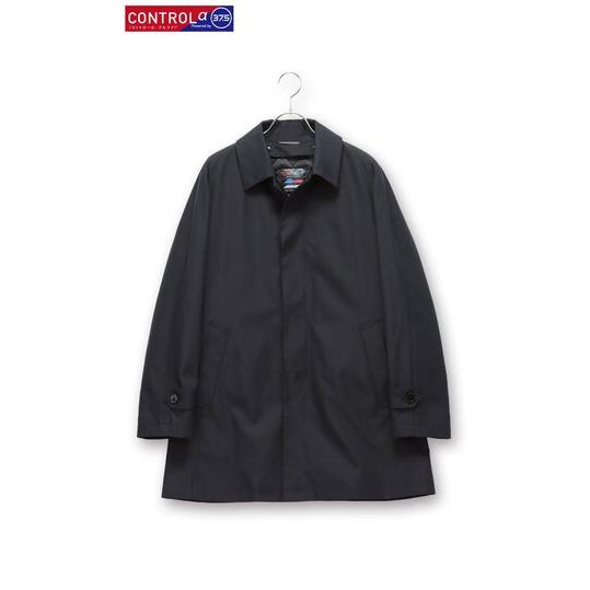 AOYAMA 【洋服の青山】スリーシーズン ネイビー 紺 ステンカラーコート