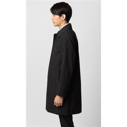 AOYAMA 【洋服の青山】メンズ コート ブラック 黒 ステンカラー AOYAMA 【洋服の青山】メンズ コート ブラック 黒 ステンカラー