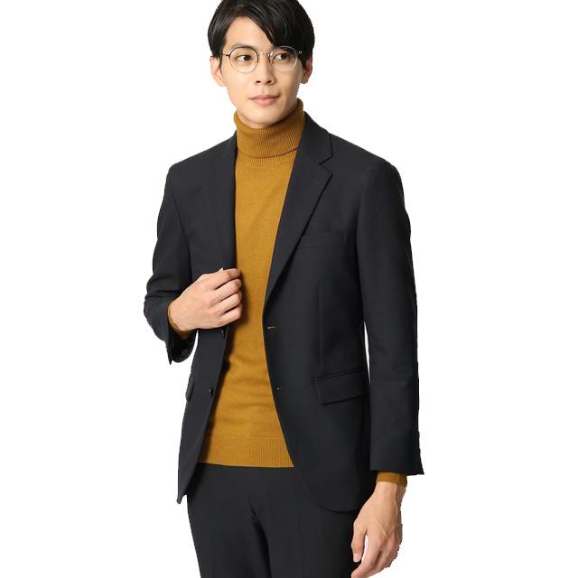AOYAMA 【洋服の青山】暖かい ジャケット メンズ スリム 秋冬用