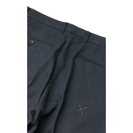AOYAMA 【洋服の青山】スラックス メンズ スリム 秋冬 ネイビー