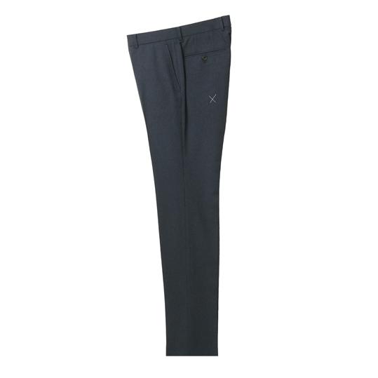 AOYAMA 【洋服の青山】スラックス メンズ スリム 秋冬 ネイビー