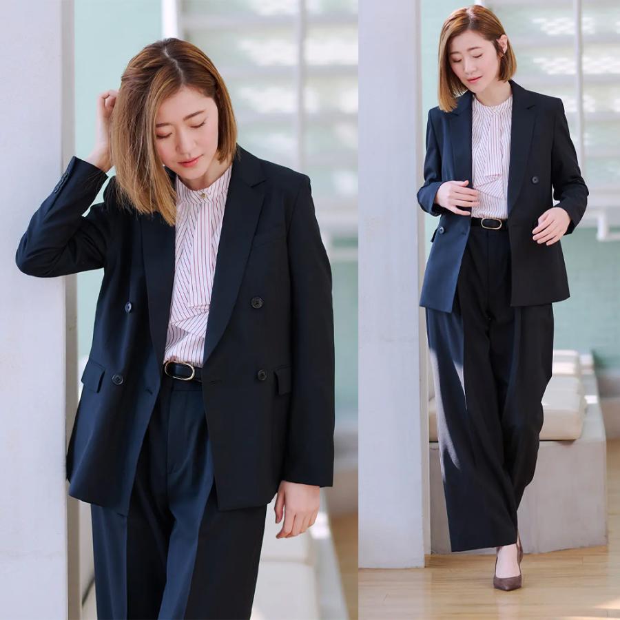 AOYAMA 【洋服の青山】ダブルジャケット レディース オールシーズン