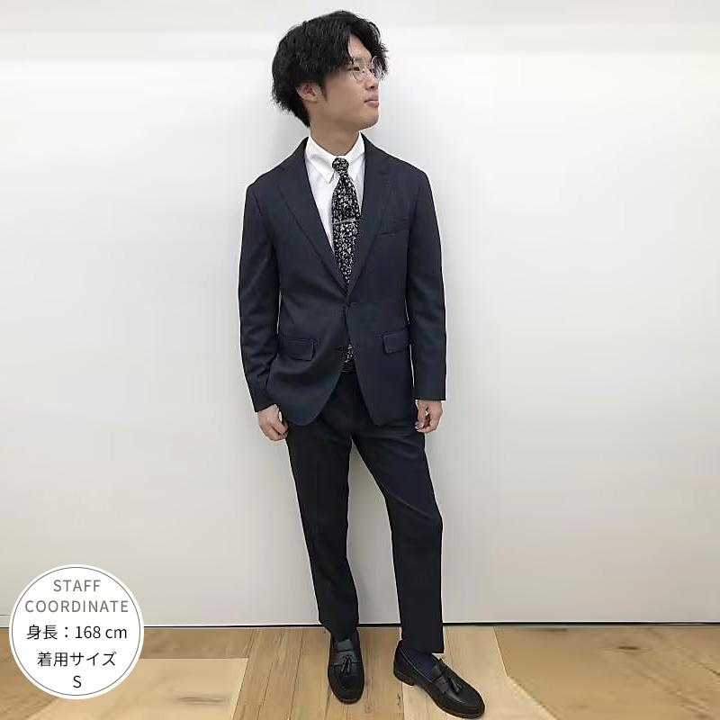 AOYAMA 【洋服の青山】ジャケット メンズ 秋冬用 ネイビー 紺