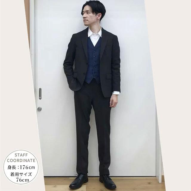 AOYAMA 【洋服の青山】スラックス メンズ スリム 秋冬 ブラウン
