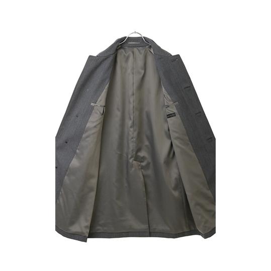 AOYAMA 【洋服の青山】秋冬 グレー系 ラグランスリーブステンカラー