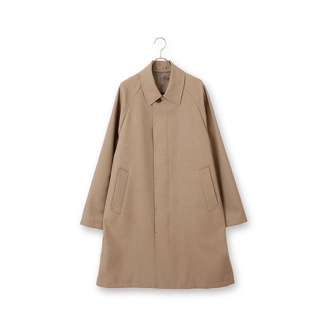 AOYAMA 【洋服の青山】暖かい ステンカラーコート メンズ ロング丈