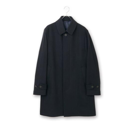 AOYAMA 【洋服の青山】メンズ コート ステンカラー ネイビー 紺 長袖
