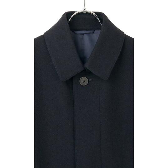 AOYAMA 【洋服の青山】メンズ コート ステンカラー ネイビー 紺 長袖