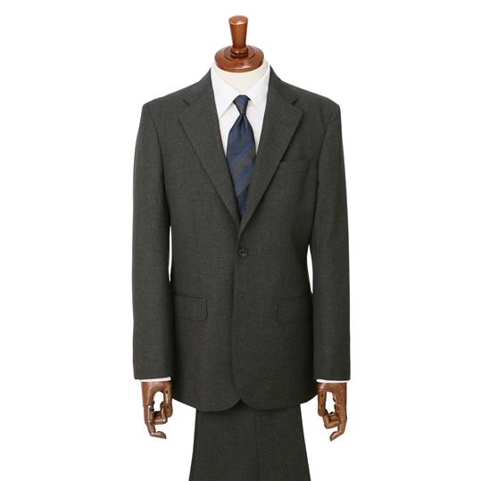 美品　メンズスーツ　グレー　参考身長180、体重90 シングルスーツ メンズ 春夏 REDA ミディアムグレーストライプ OXFORD