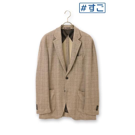 AOYAMA 【洋服の青山】ジャケット メンズ スリム 秋冬 ベージュ