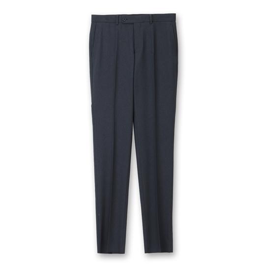 AOYAMA 【洋服の青山】スラックス メンズ スリム 秋冬用 ネイビー