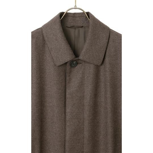 【洋服の青山】2024 新作 ステンカラーコート メンズ ロング 秋冬用 ブラウン 大きいサイズ 総裏 センターベント あったかポケット 暖かいの画像