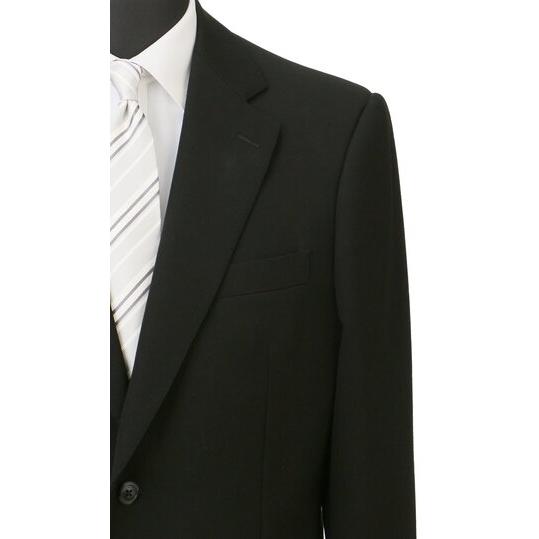 【洋服の青山】大きいサイズ E体 DORMEUIL ドーメル サビルロウ Savile Row 礼服 喪服 メンズ ゆったり 春秋冬 アジャスター シングル 2ボタン サイドベンツの画像
