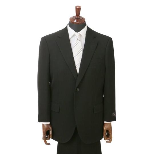 【洋服の青山】大きいサイズ E体 DORMEUIL ドーメル サビルロウ Savile Row 礼服 喪服 メンズ ゆったり 春秋冬 アジャスター シングル 2ボタン サイドベンツの画像
