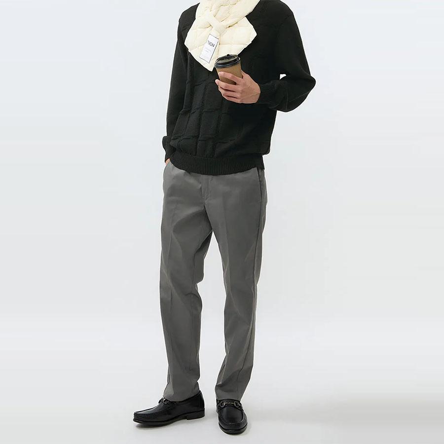 AOYAMA 【洋服の青山】オールシーズン グレー系 ワークスラックス