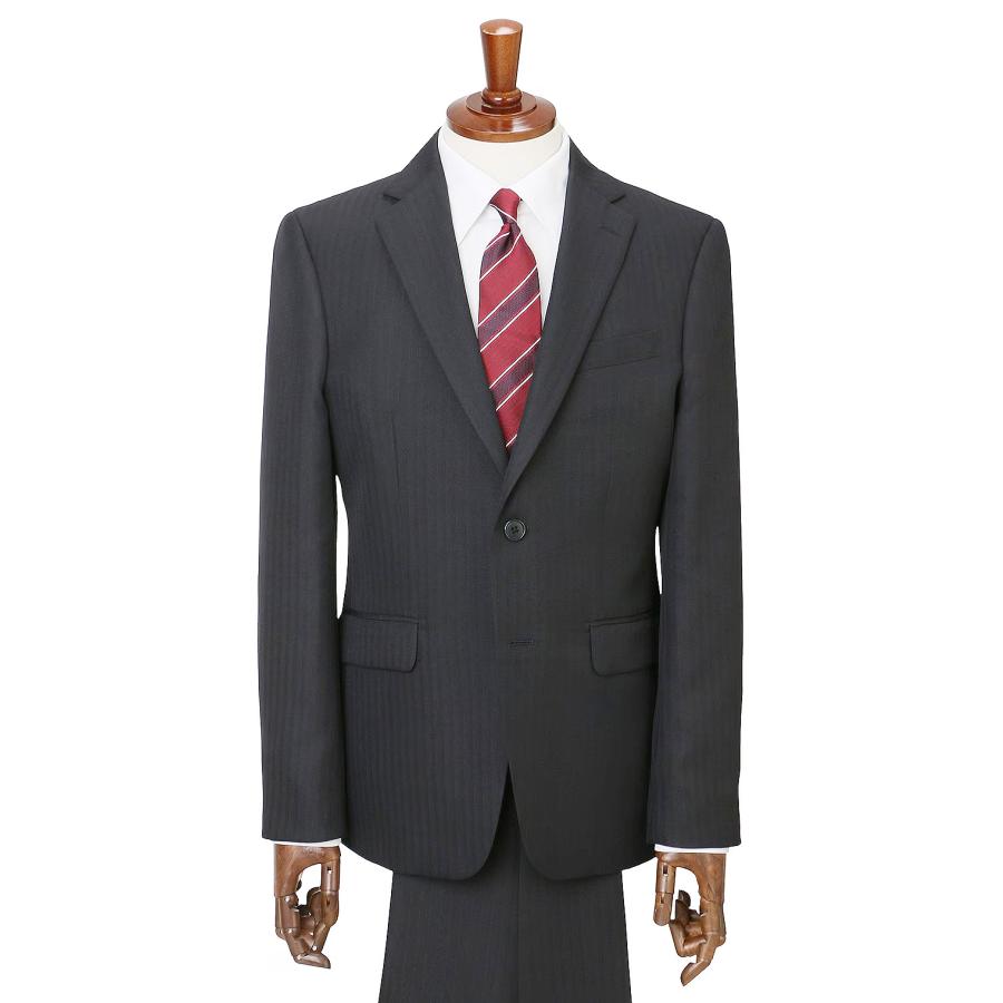 AOYAMA 【洋服の青山】洗える スーツ ネイビー 紺 ストライプ