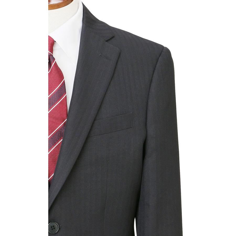 AOYAMA 【洋服の青山】洗える スーツ ネイビー 紺 ストライプ