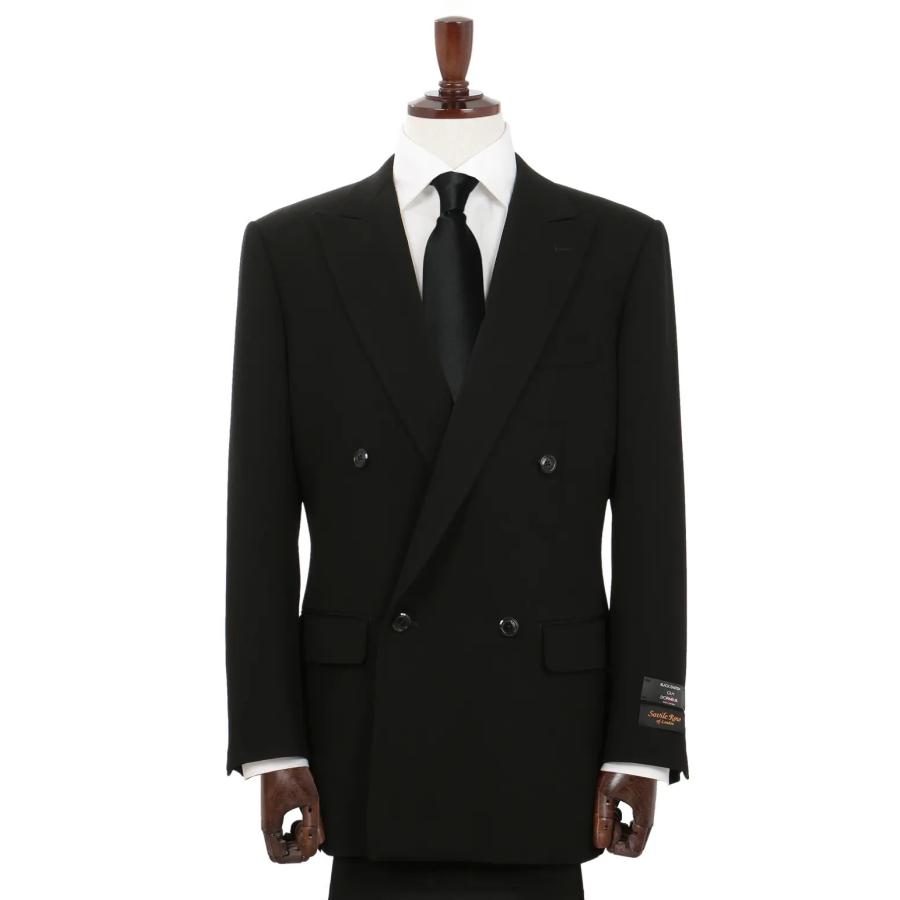 AOYAMA 【洋服の青山】スリーシーズン用 ブラック系 ダブル