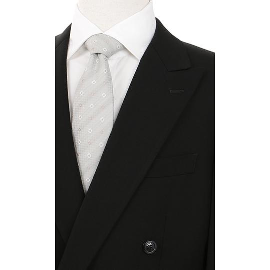 AOYAMA 【洋服の青山】スリーシーズン用 ブラック系 ダブル