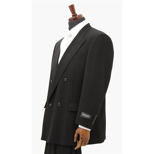 ジャケット　ダブルスタンダードジャパン フォーマル ブラック　3L AOYAMA 【洋服の青山】スリーシーズン用 ブラック系 ダブル