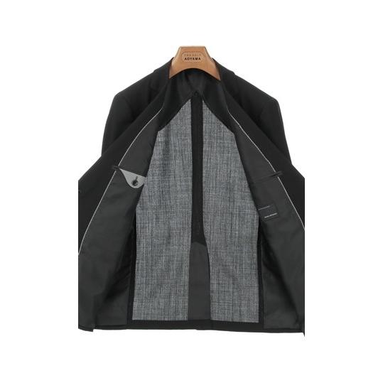 【洋服の青山】盛夏用 ブラック系 シングルスタイリッシュサマーフォーマル【軽量】【清涼】 MODA RITORNOの画像